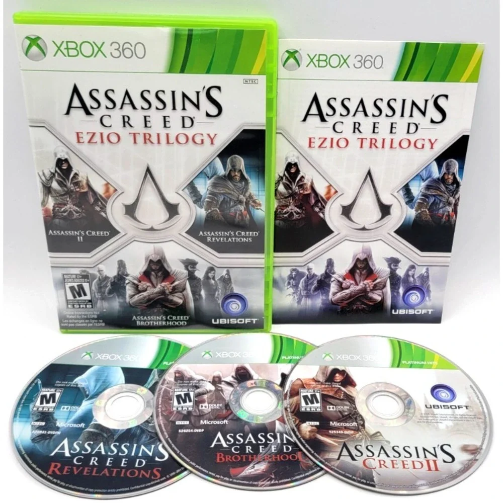 Assassins Creed: Ezio Trilogy - Microsoft Xbox 360 CIB COMPLETE IN BOX